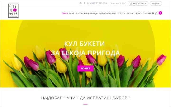 Portfolio item image of City Flowers Skopje